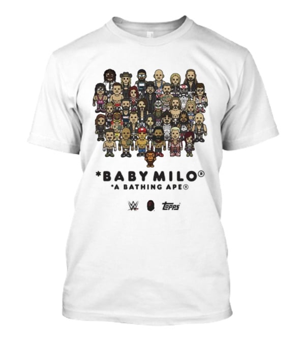 BABY MILO A Bathing Ape WWE X BAPE X TOPPS WWE Survivor Series 2025 T-Shirt