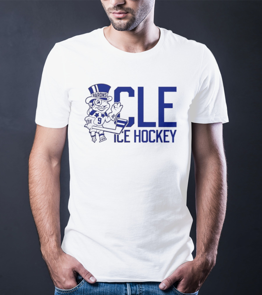 CLE Ice Hockey Top Hat Mascot 9 T-Shirt
