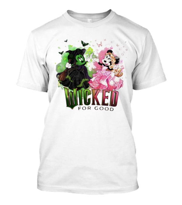 Wicked For Good Minnie Mouse Disney Mashup T-Shirt