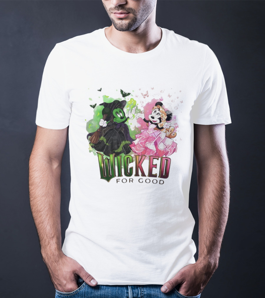 Wicked For Good Minnie Mouse Disney Mashup T-Shirt