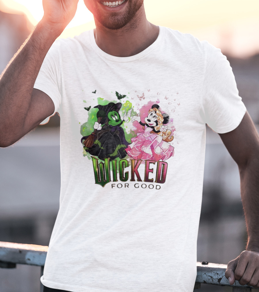 Wicked For Good Minnie Mouse Disney Mashup T-Shirt