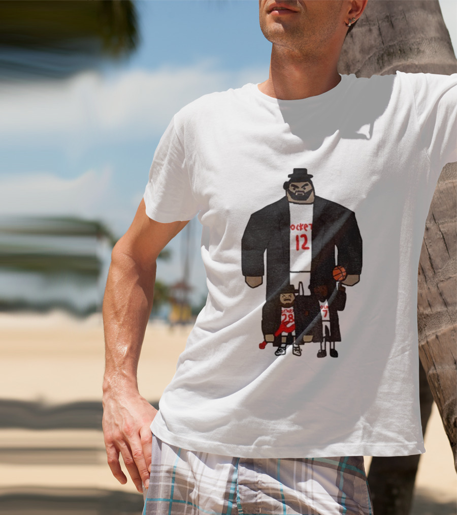 Steven Adams Alperen Şengün Kevin Durant Rockets 12 28 7 NBA Basketball T-Shirt