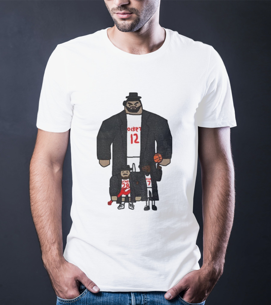 Steven Adams Alperen Şengün Kevin Durant Rockets 12 28 7 NBA Basketball T-Shirt