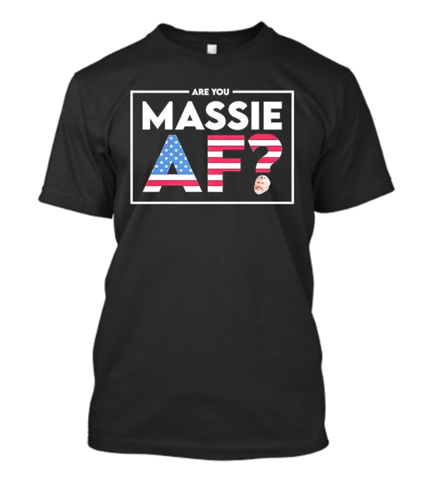 Are You Massie AF American Flag Style T-Shirt