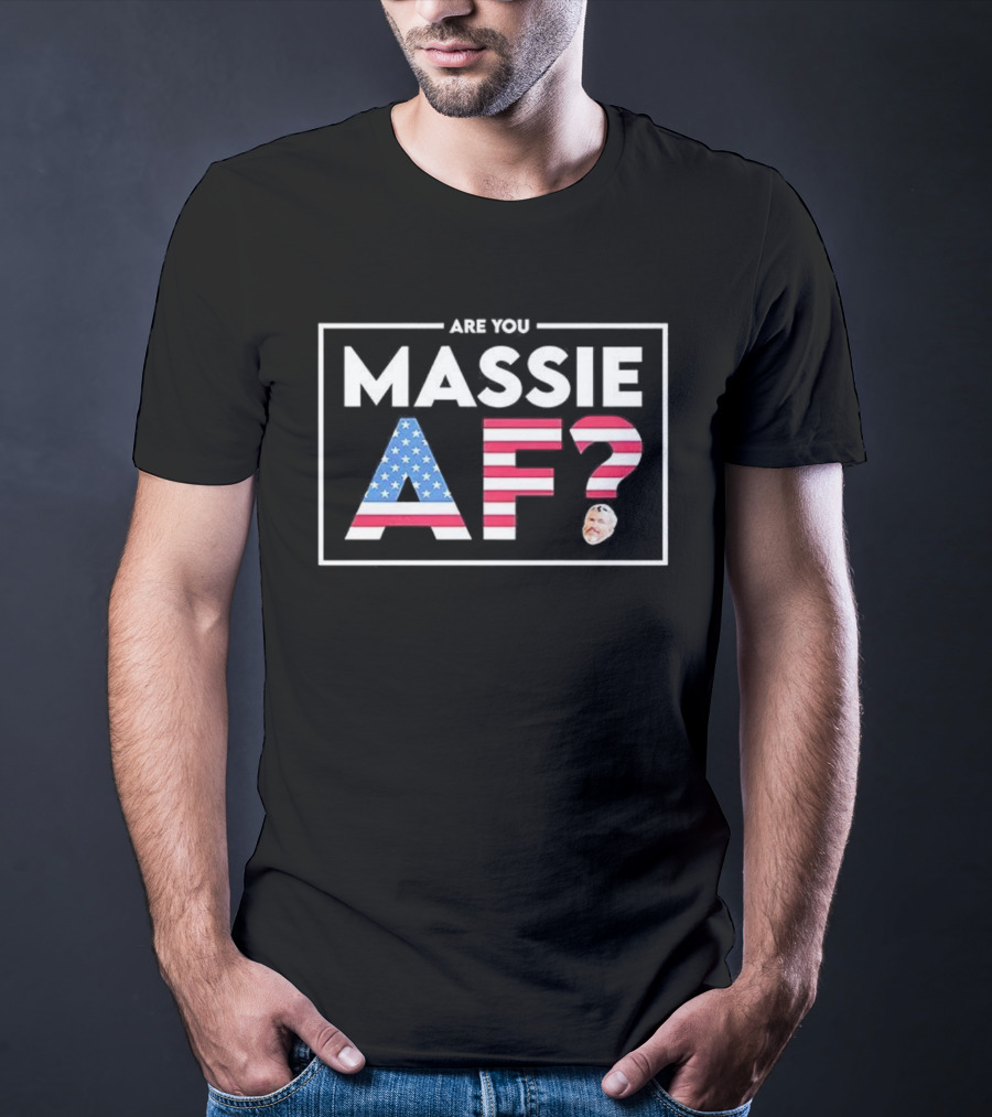 Are You Massie AF American Flag Style T-Shirt