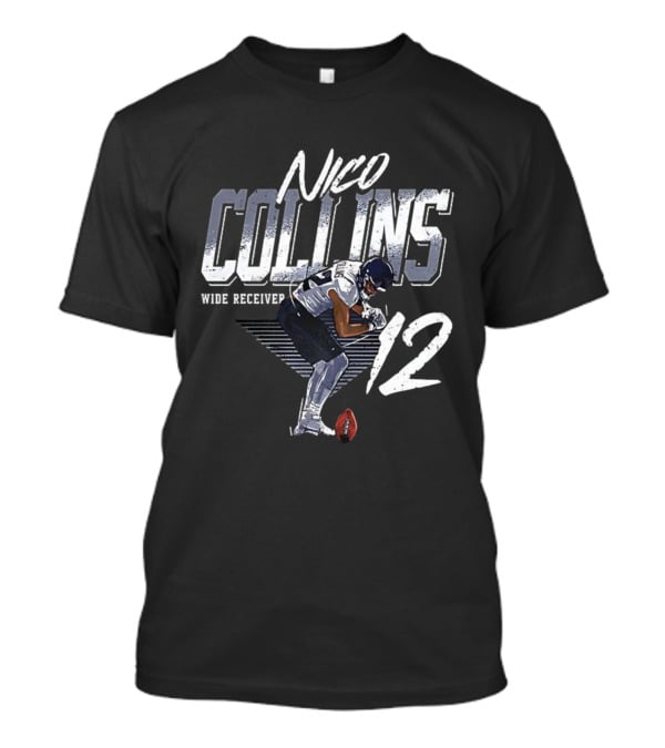Nico Collins Number 12 Houston Football Wide Receiver T-Shirt