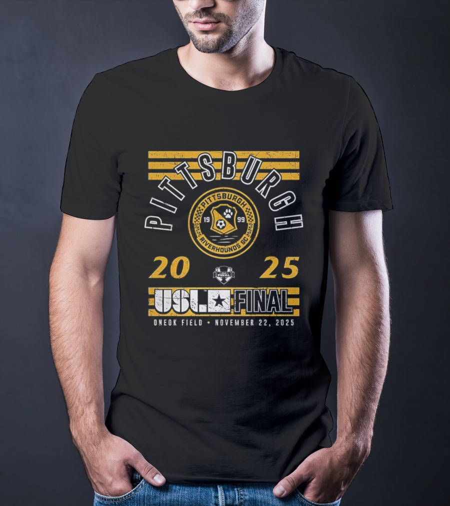 Pittsburgh Riverhounds SC 2025 USL Championship Final Highmark Stadium November 9 T-Shirt