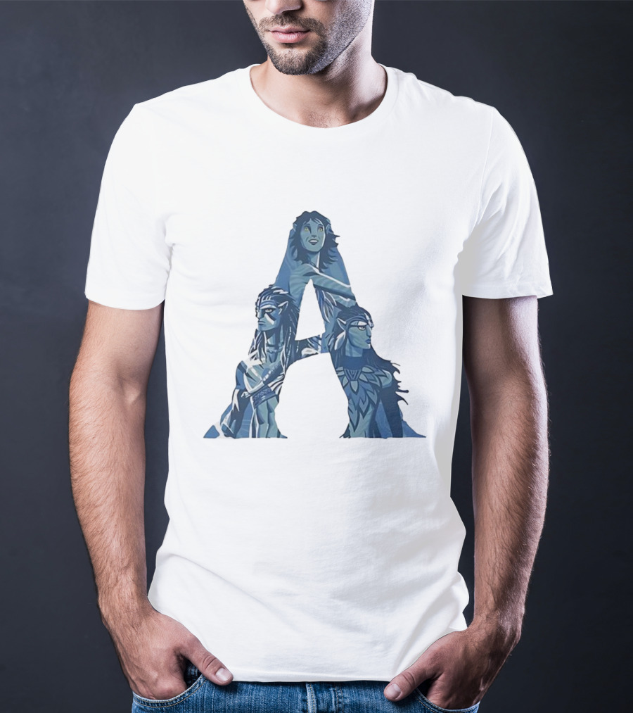 Avatar Character Collage Shaped As A T-Shirt