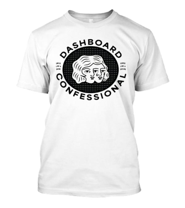 Dashboard Confessional Two-Faced Smile Like A Saint Curse Like A Sailor T-Shirt