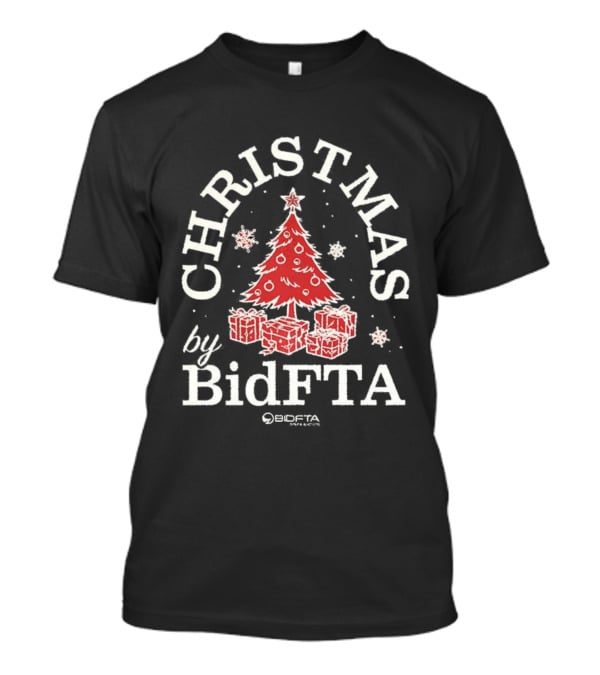 Christmas Tree And Gifts By BidFTA T-Shirt