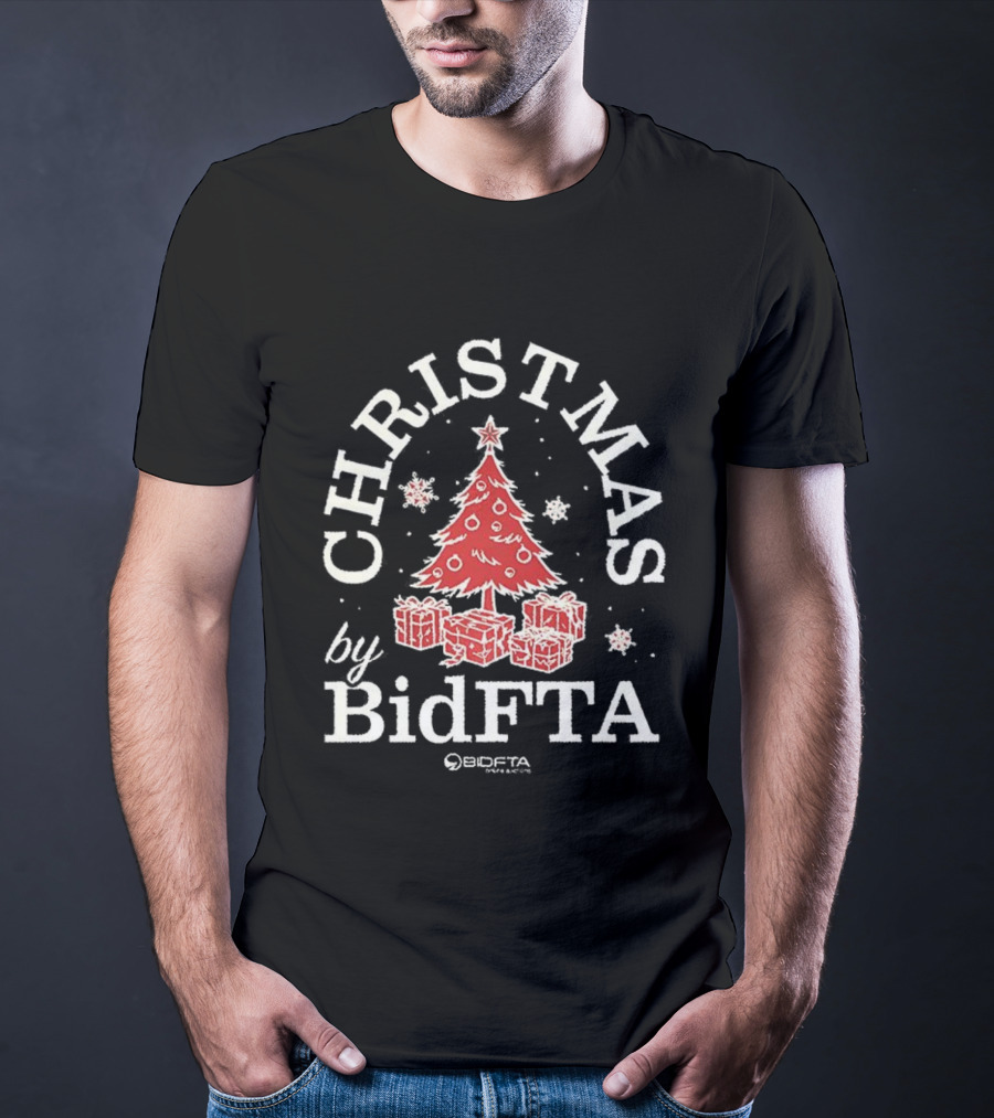 Christmas Tree And Gifts By BidFTA T-Shirt
