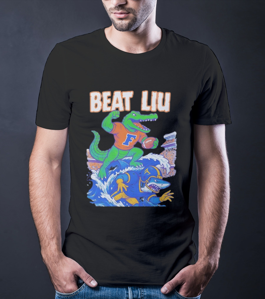 Florida Gators Beat LIU Football Rivalry Game Victory T-Shirt