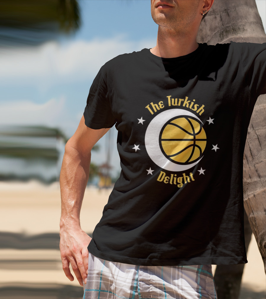Houston Rockets The Turkish Delight Basketball Crescent Moon And Stars T-Shirt
