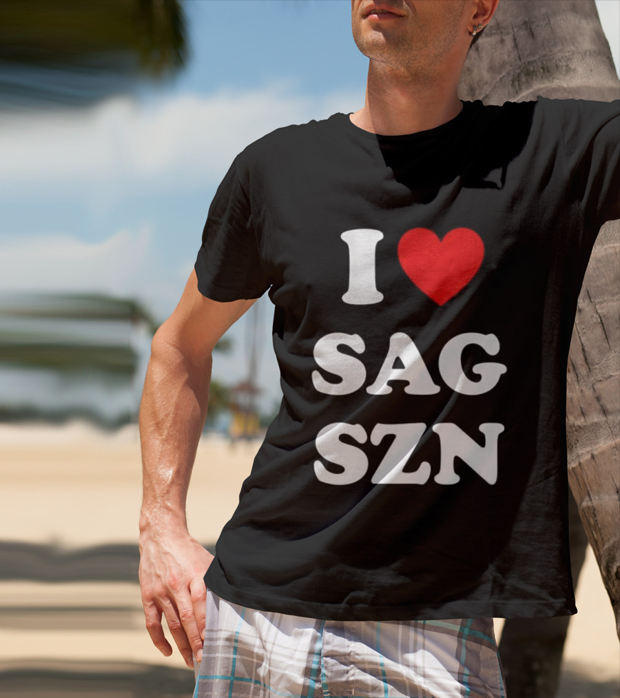 I Love Sagittarius Season Zodiac Enthusiast T-Shirt