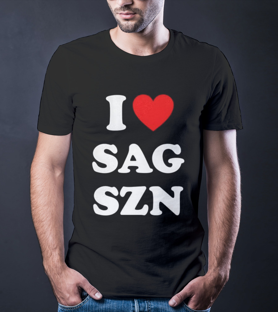 I Love Sagittarius Season Zodiac Enthusiast T-Shirt