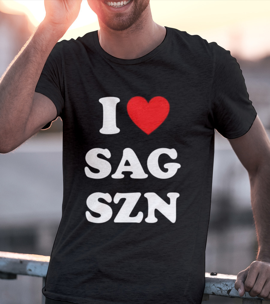 I Love Sagittarius Season Zodiac Enthusiast T-Shirt