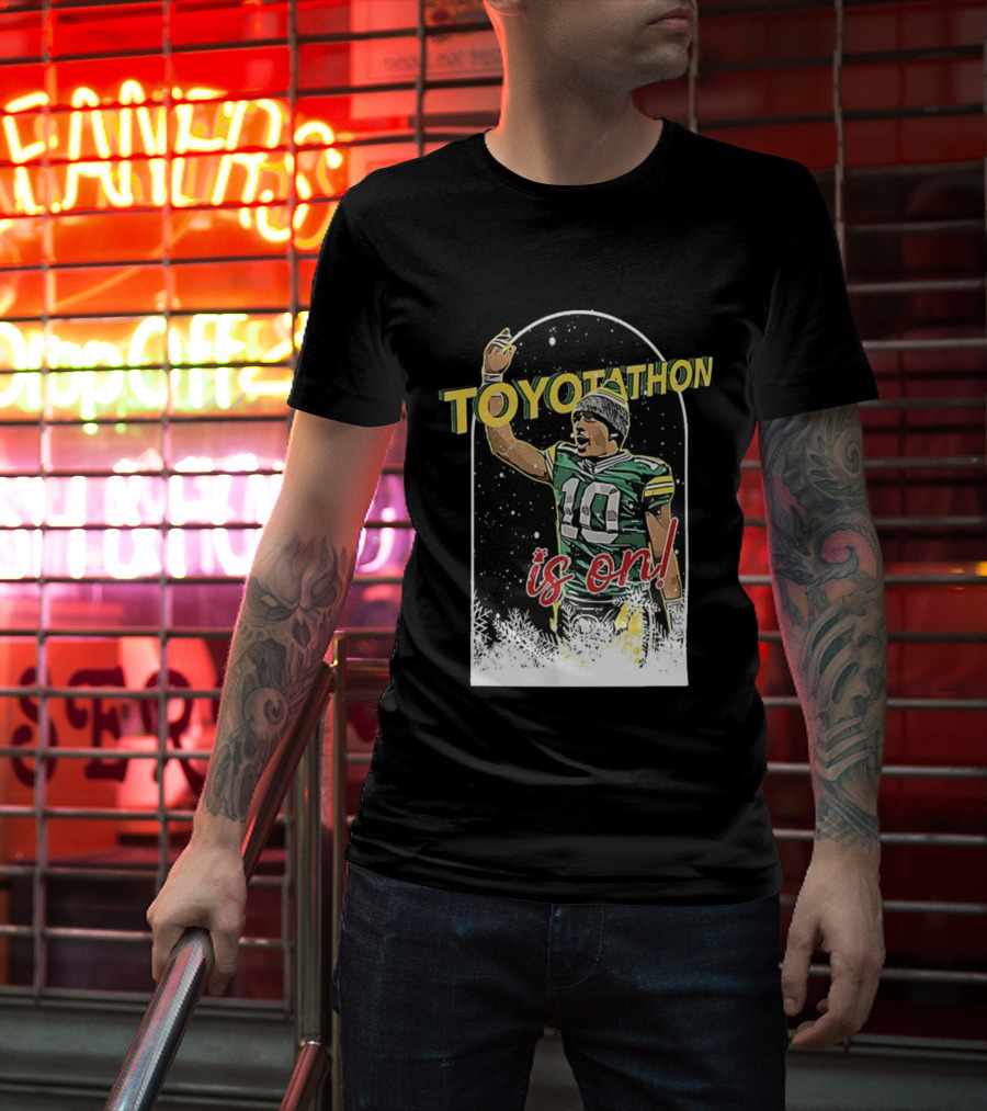Toyotathon Is On Jordan Love Green Bay Packers Christmas T-Shirt