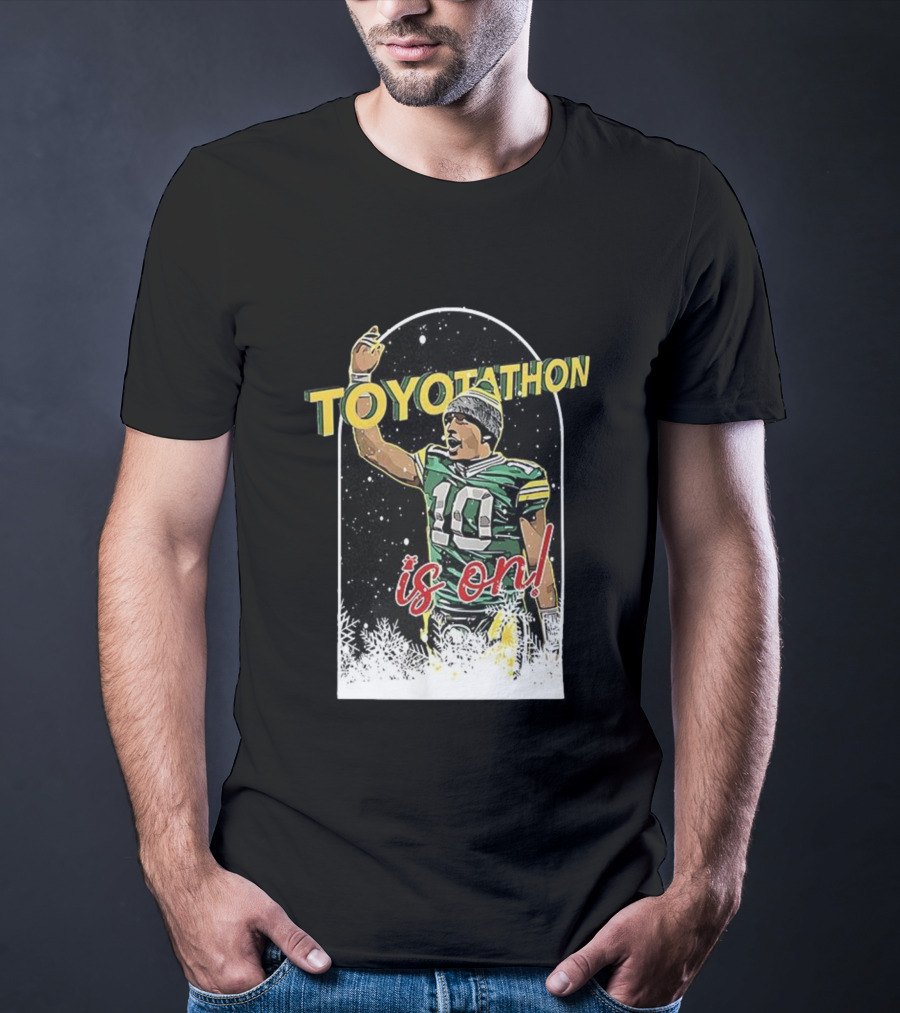 Toyotathon Is On Jordan Love Green Bay Packers Christmas T-Shirt