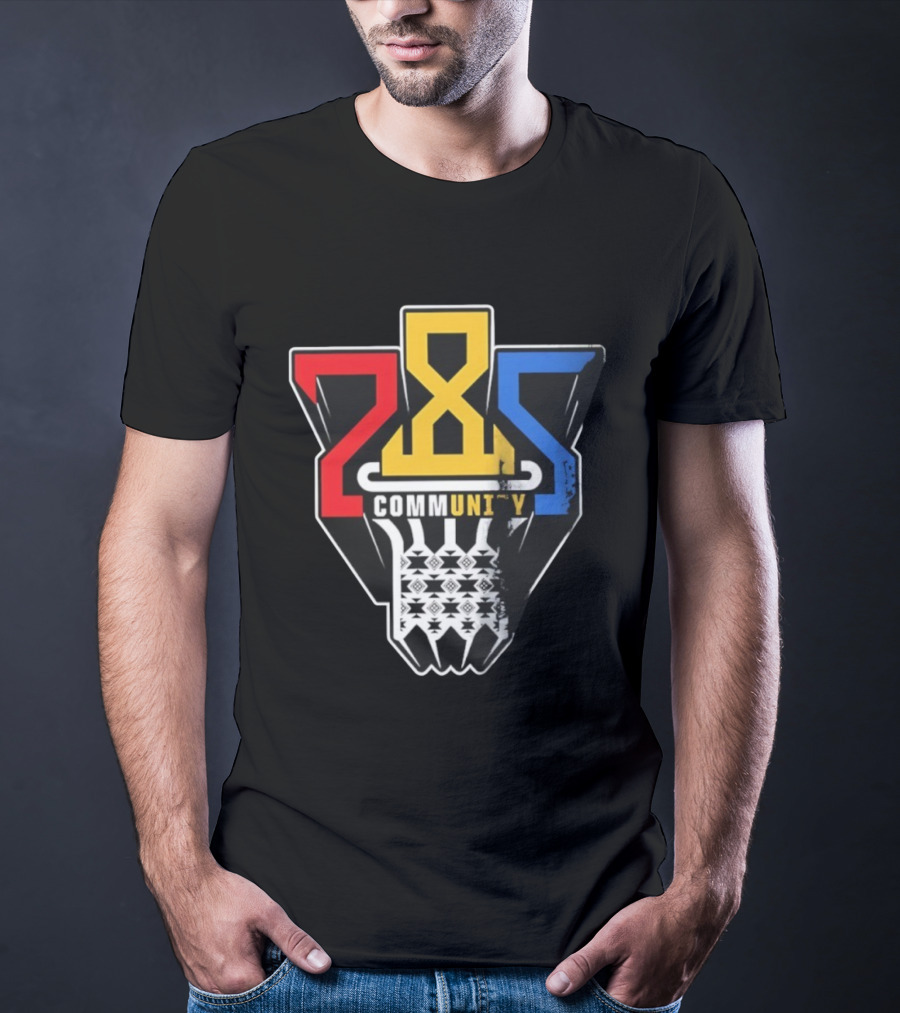 Community 28S Kansas Jayhawks Basketball T-Shirt
