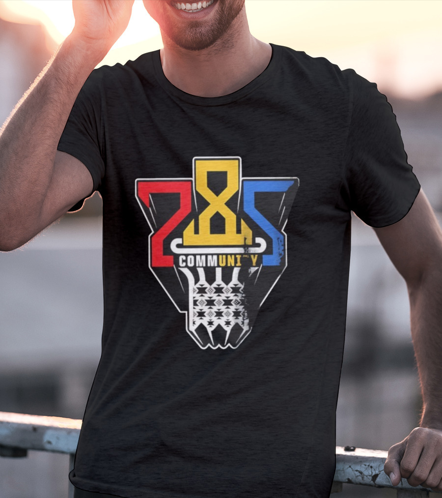 Community 28S Kansas Jayhawks Basketball T-Shirt