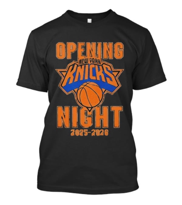 New York Knicks Opening Night 2025-2026 Season Basketball Event T-Shirt