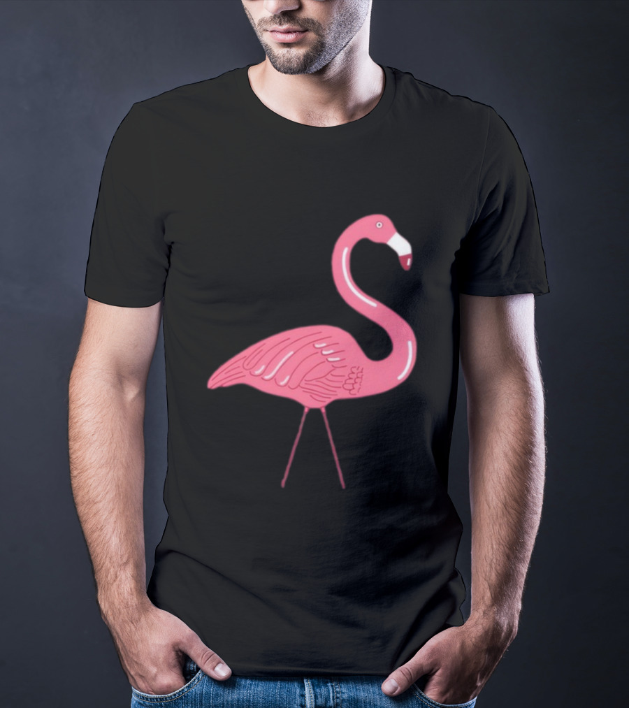 Plastic Flamingo Pink Retro Lawn Ornament T-Shirt