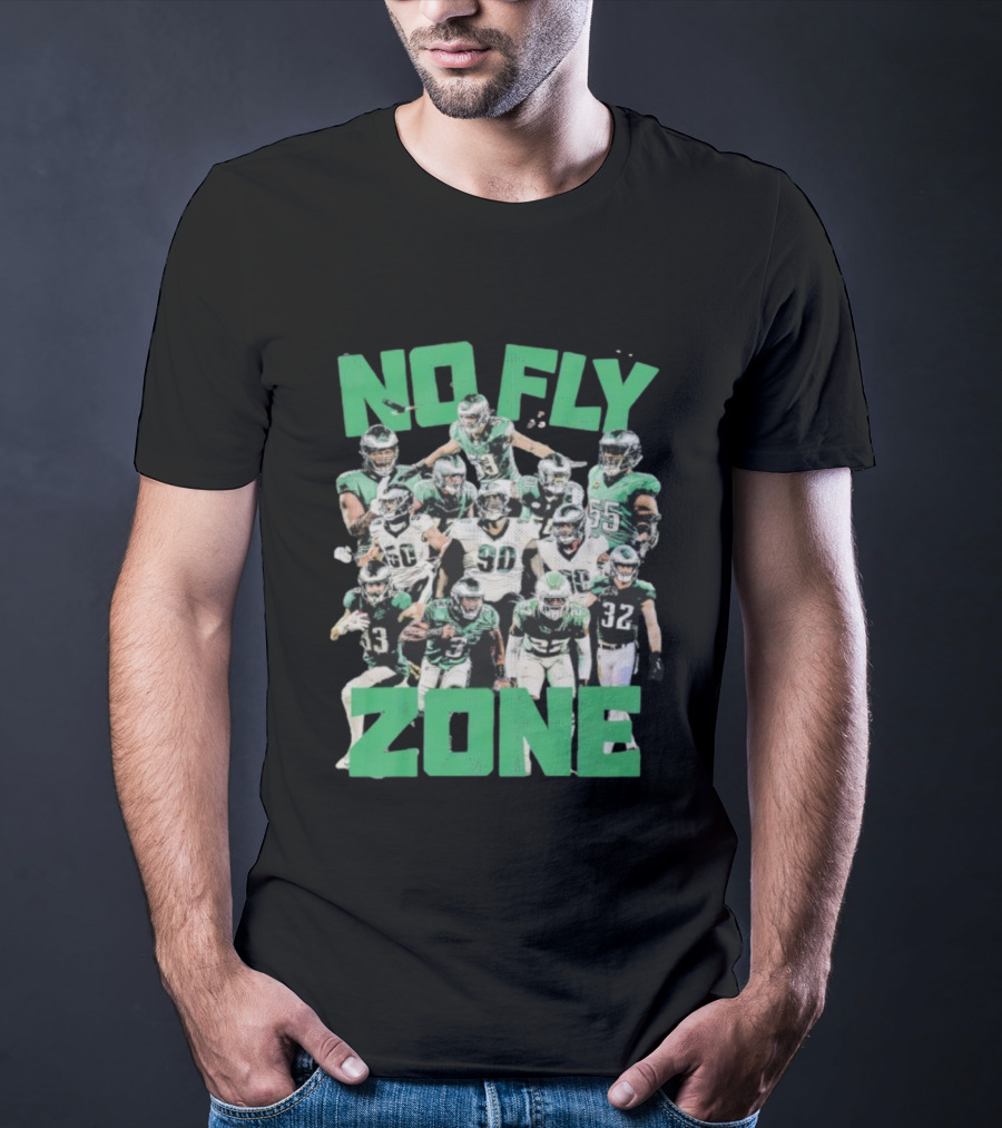 Philadelphia Eagles No Fly Zone Players Team Spirit T-Shirt