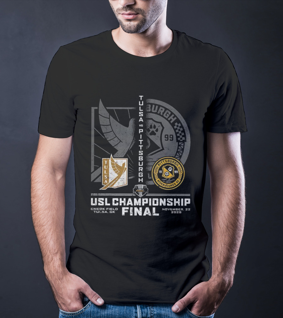 Tulsa Vs Pittsburgh USL Championship Final 2025 T-Shirt