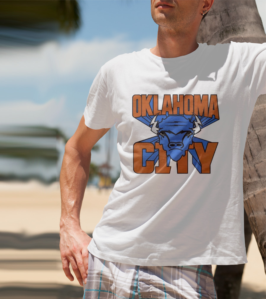 Oklahoma City Thunder Rumble The Bison Basketball Team T-Shirt