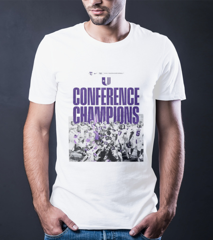 Tarleton State Texans Conference Champions Football Team Celebration T-Shirt