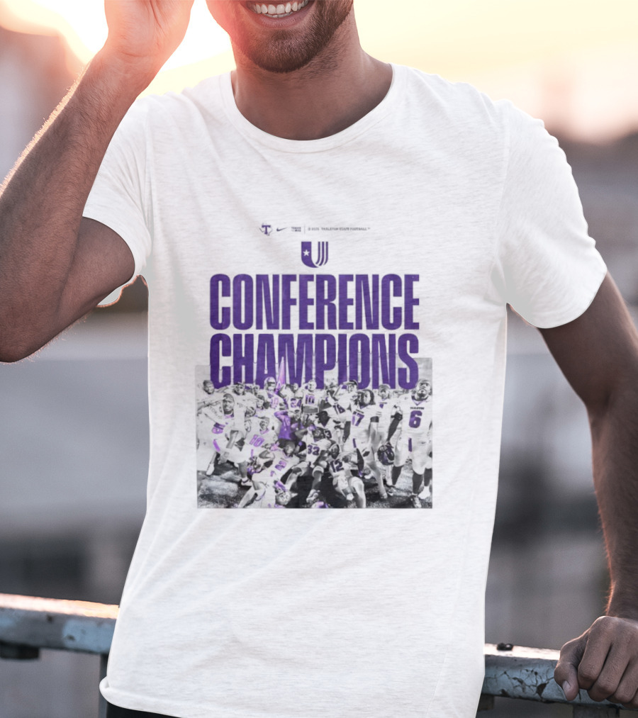 Tarleton State Texans Conference Champions Football Team Celebration T-Shirt