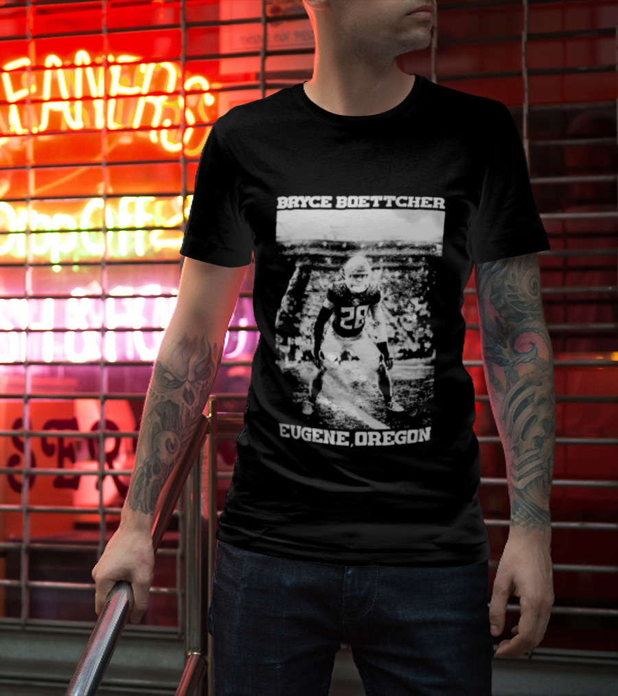 Bryce Boettcher Eugene Oregon 35 Football T-Shirt