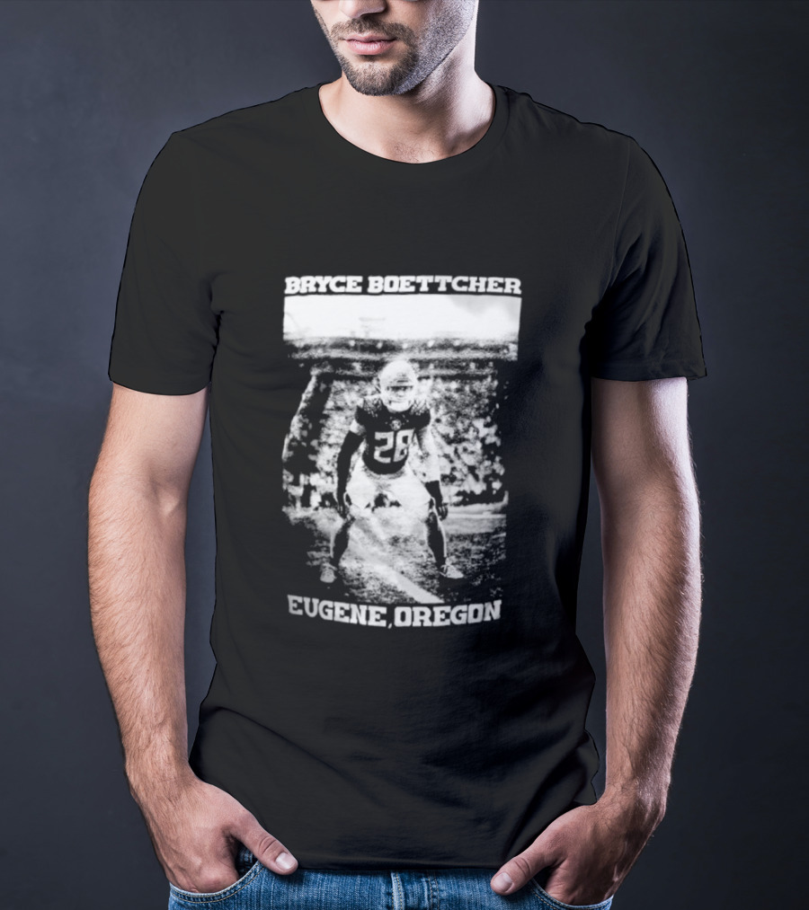 Bryce Boettcher Eugene Oregon 35 Football T-Shirt