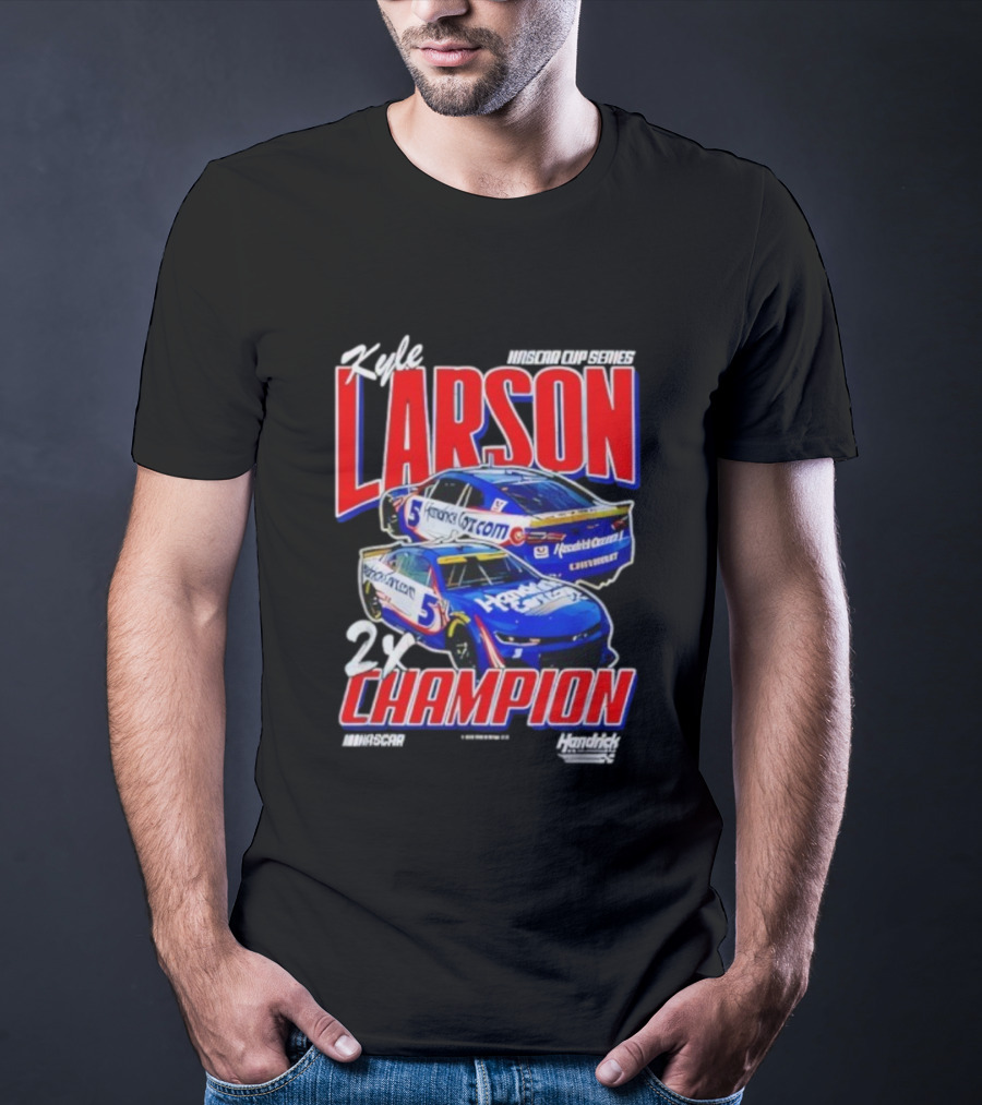 Kyle Larson Hendrick Motorsports 2X Champion NASCAR Series T-Shirt