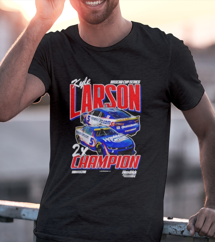 Kyle Larson Hendrick Motorsports 2X Champion NASCAR Series T-Shirt