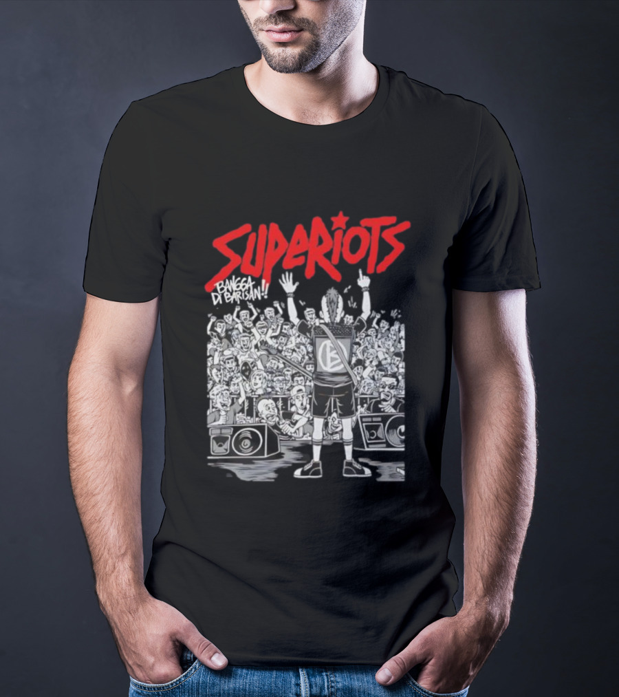 Superiots Concert Crowd Energy Di Barisan T-Shirt