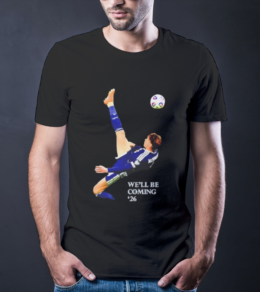 Scotland Football Kick We'll Be Coming 26 T-Shirt