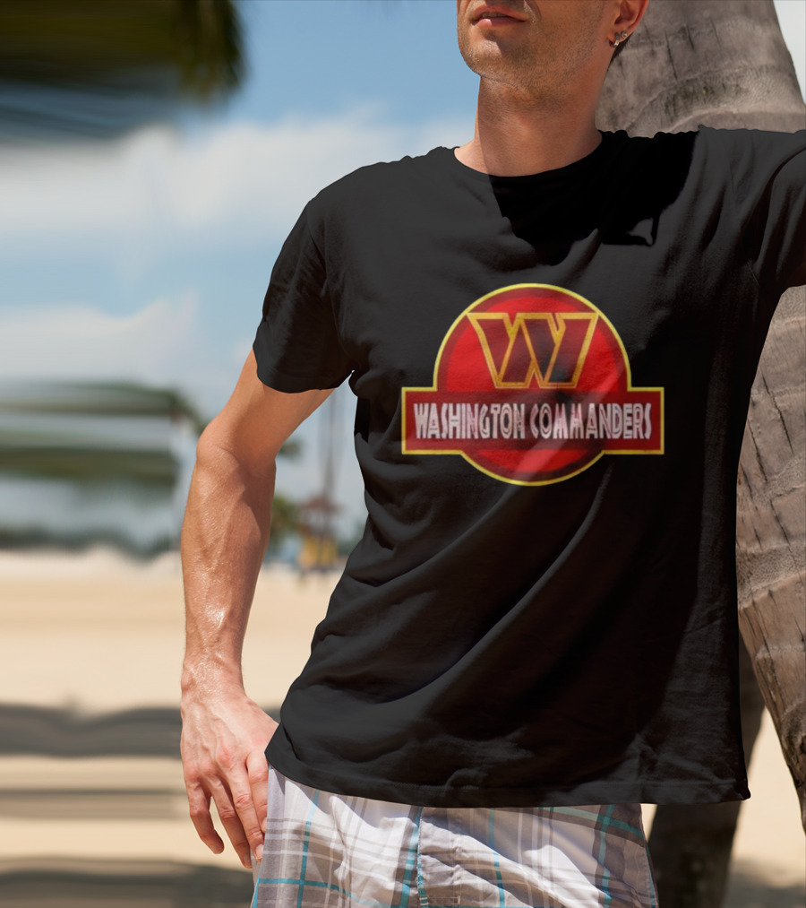 Washington Commanders W Jurassic Park Icon Collaboration T-Shirt