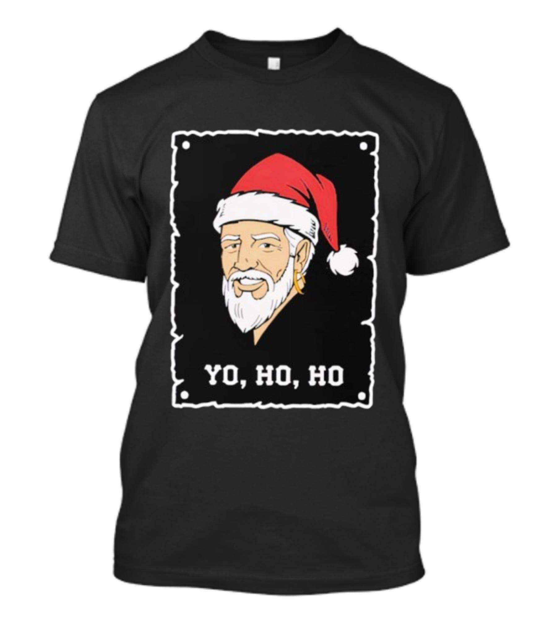 Santa Pirate Christmas Yo Ho Ho T-Shirt
