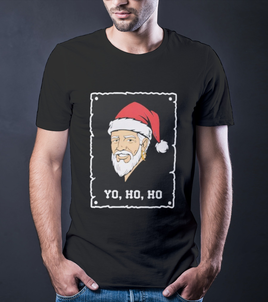 Santa Pirate Christmas Yo Ho Ho T-Shirt