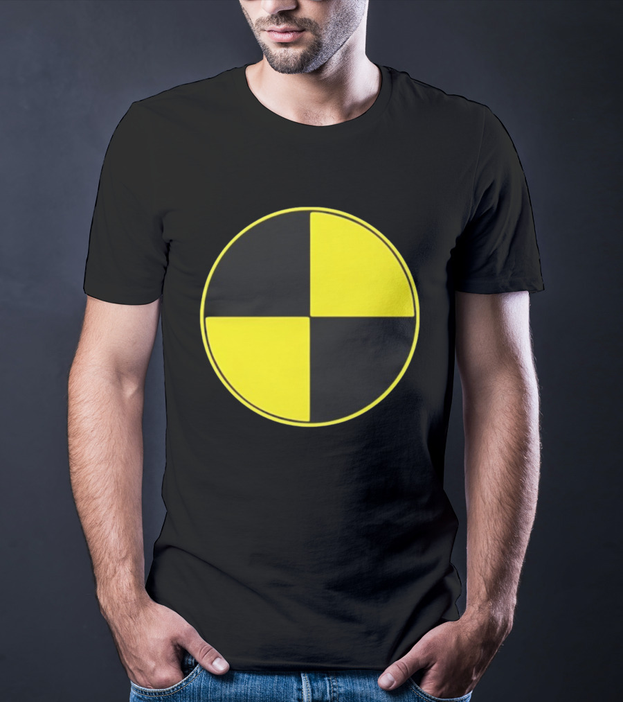 Crash Test Dummy Yellow Black Symbol T-Shirt