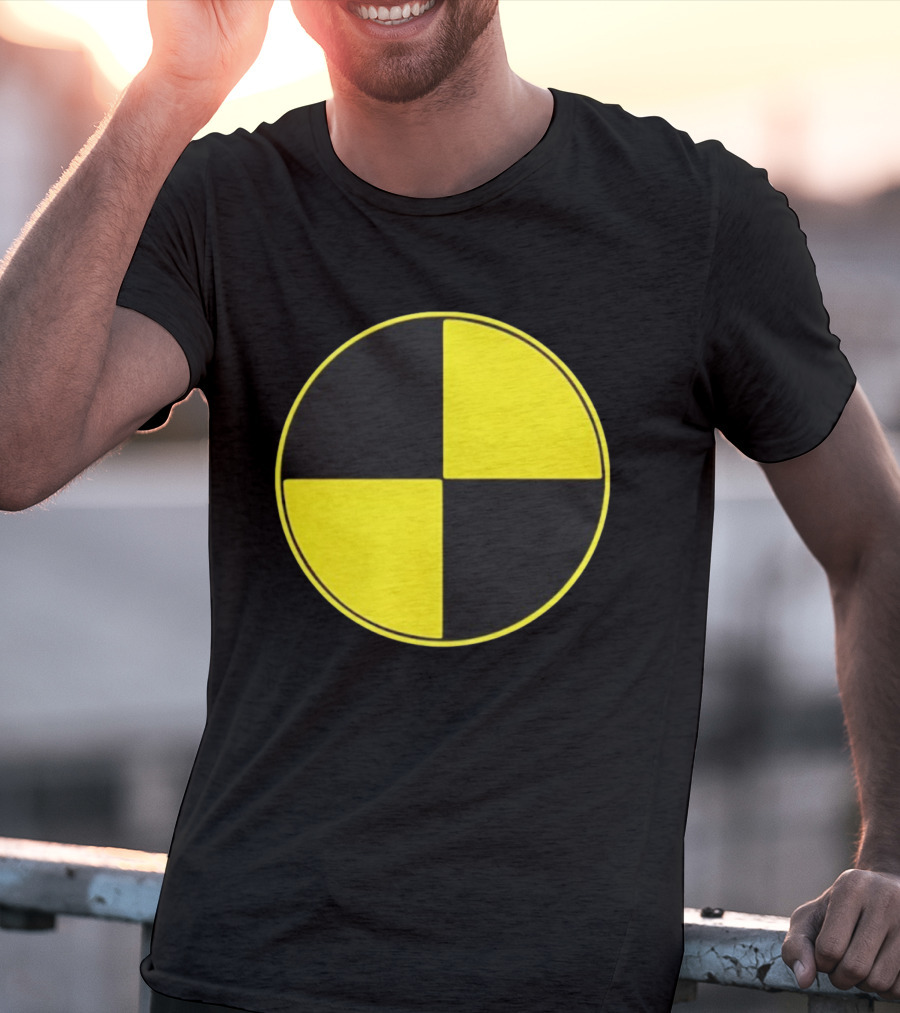 Crash Test Dummy Yellow Black Symbol T-Shirt