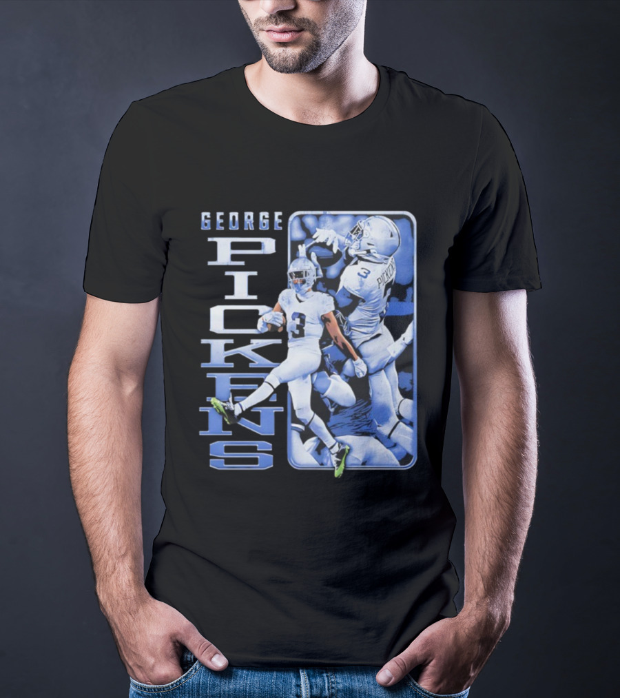George Pickens Football Catch Highlights Cowboys Theme T-Shirt
