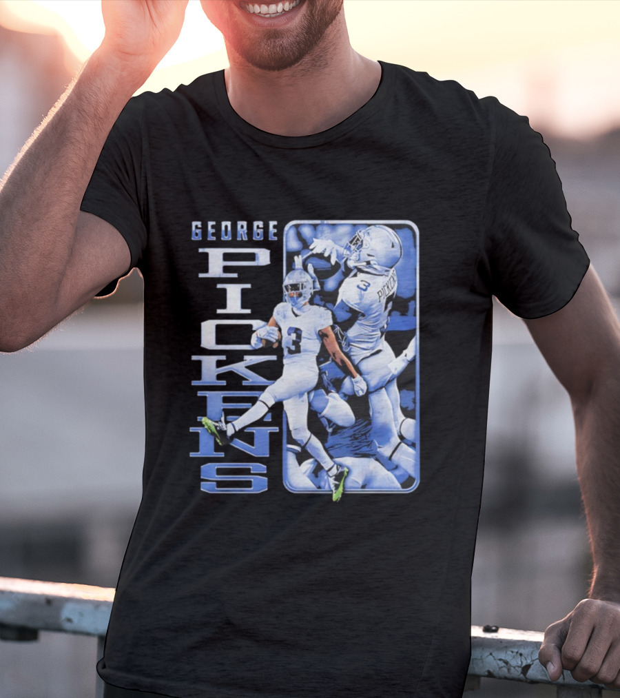 George Pickens Football Catch Highlights Cowboys Theme T-Shirt