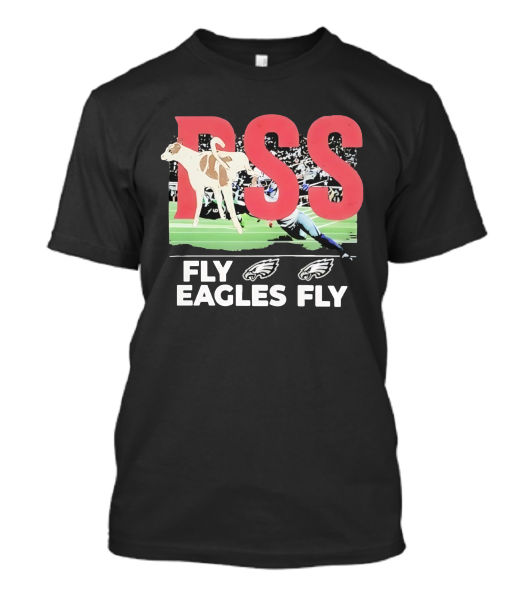 Fly Eagles Fly Philadelphia PSS Dog Peeing Football T-Shirt
