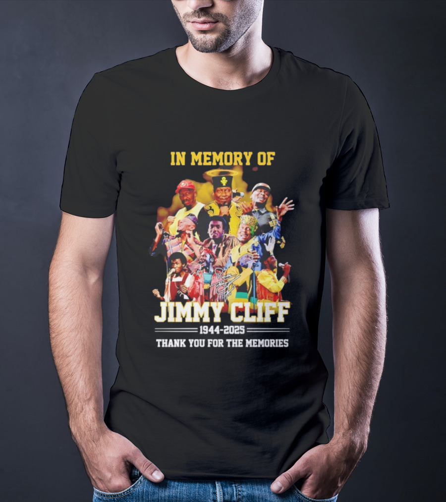 Jimmy Cliff 1944 2025 Thank You For The Memories T-Shirt