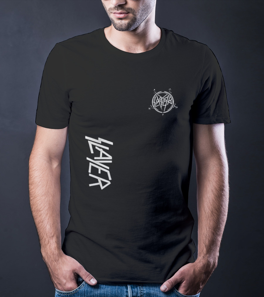 Slayer Angel Of Death Skull Pentagram T-Shirt