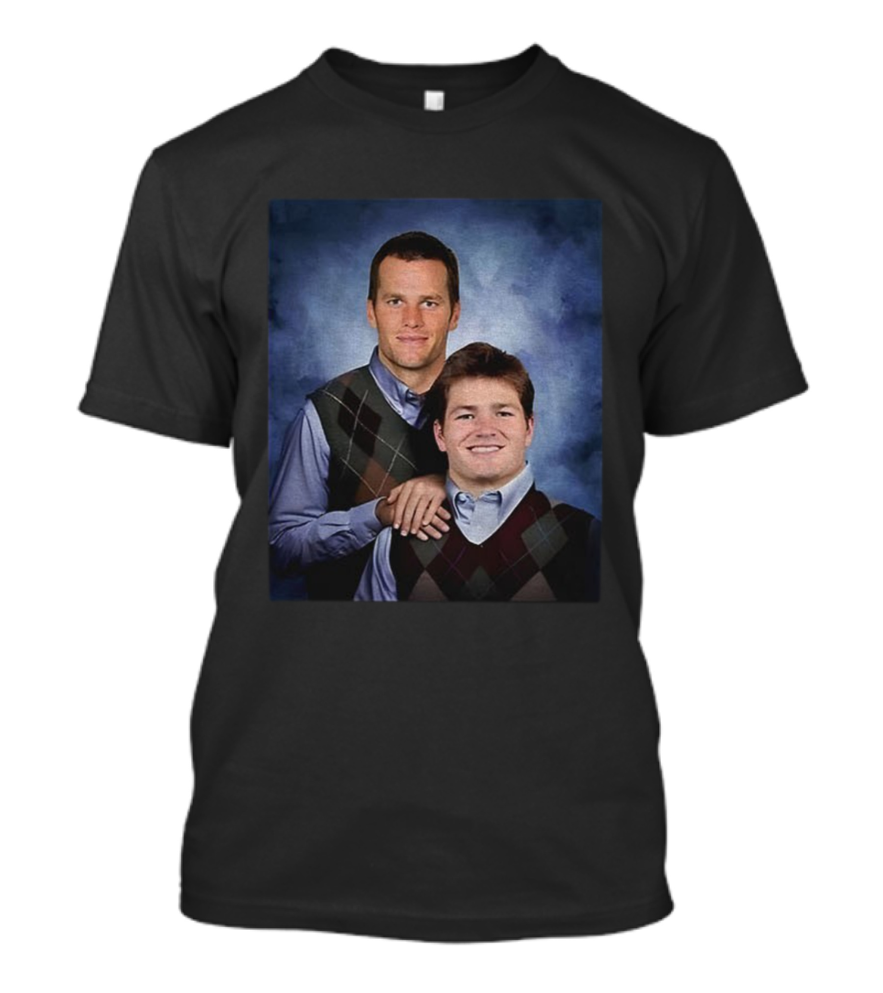 Drake Maye Tom Brady Stepbrothers New England Patriots NFL Football 2025 T-Shirt