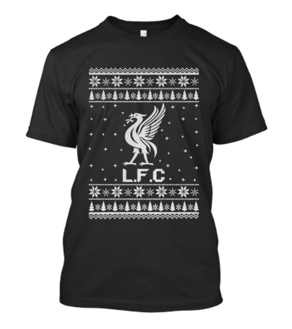 LFC Merry Christmas Festive Football Holiday Celebration T-Shirt