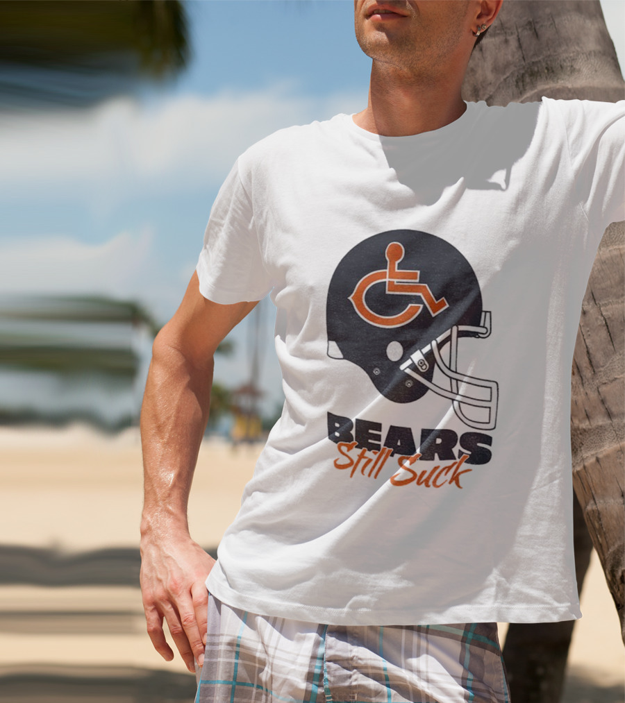 Chicago Bears Still Suck NFL Football Helmet 2025 Cartoon T-Shirt